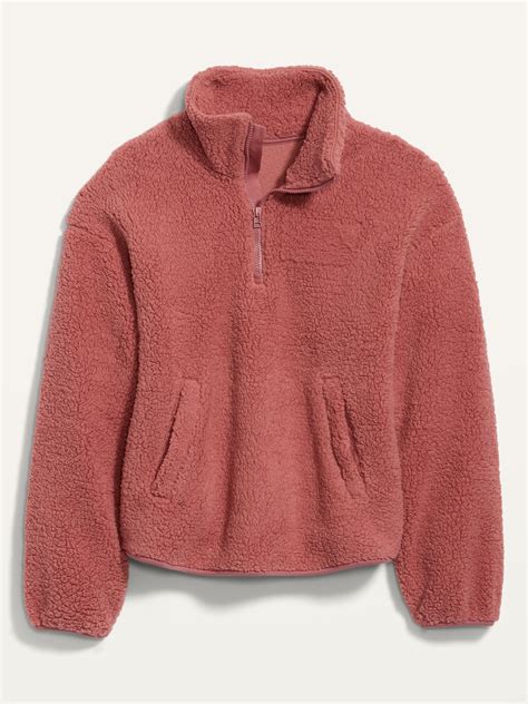 Old Navy Womens Sherpa Pullover at Nichelle Hock blog