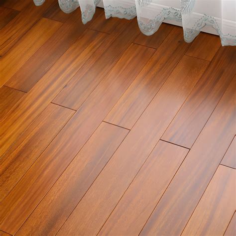Indoor Solid Wood Smooth Interlocking Hardwood Flooring with Waterproof ...