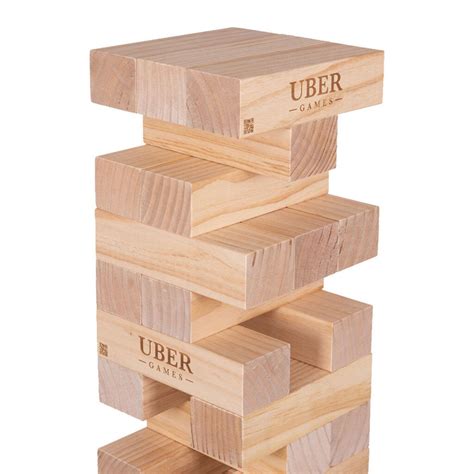 Uber Games Tumble Towers Pine Wood Mega By Uber Games