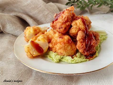 Deep Fried Cauliflower Pieces | Sonia's recipes