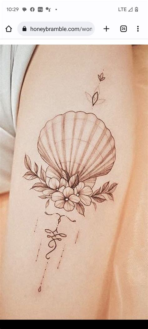 Pin by Nicole Risley on Permanent Ink | Beach inspired tattoos, Shell ...