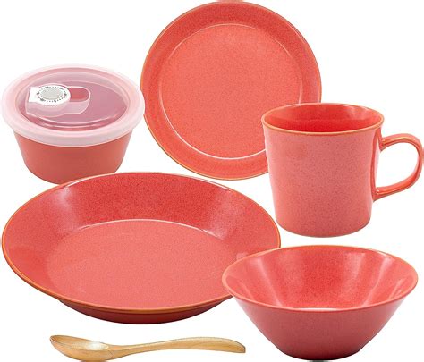 Amazon.com: Aito Seisakusho 567517 Natural Color Dinnerware Set, Living ...