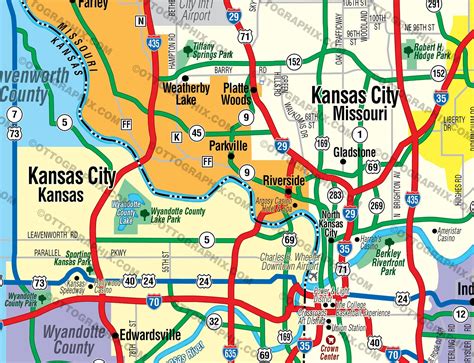 Kansas City Metro Map - Otto Maps