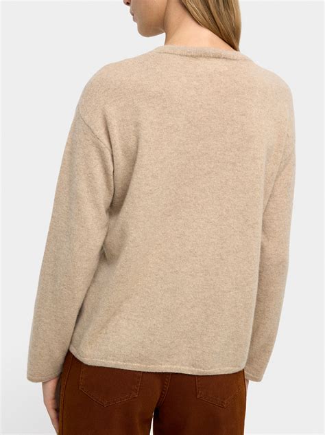 100% cashmere sweater Beige | Parfois Ireland