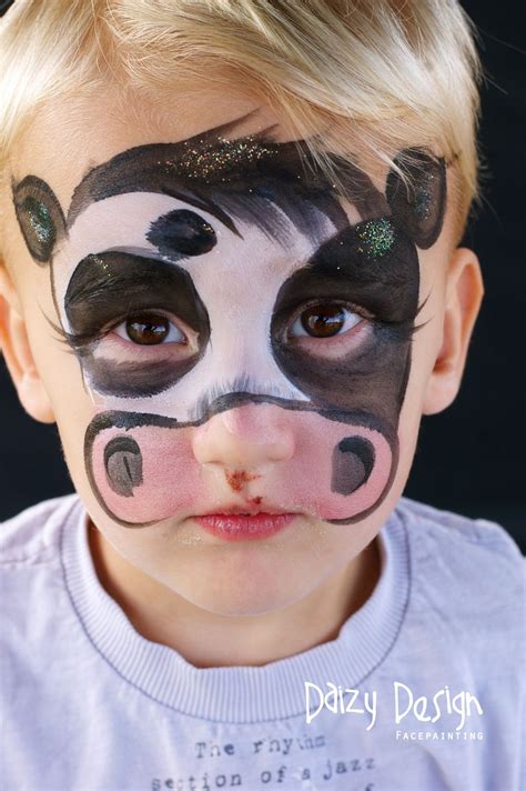 Face Paint Cow Design at Mariam Oberg blog