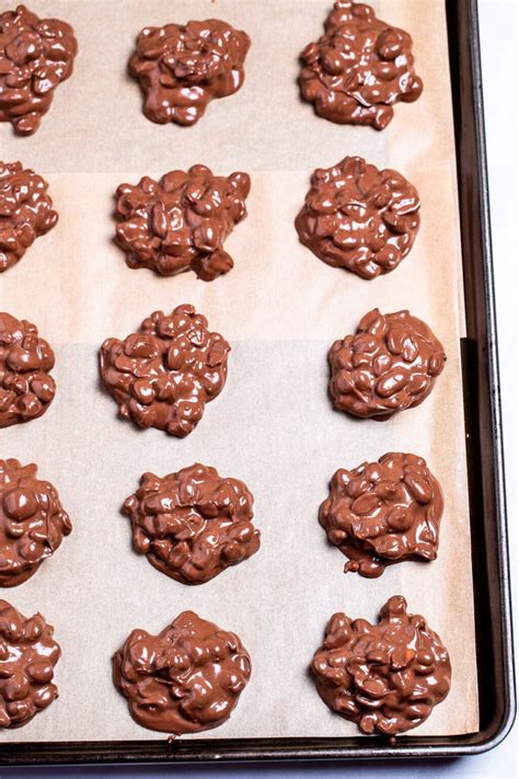 Slow Cooker Peanut Clusters • Dishing Delish
