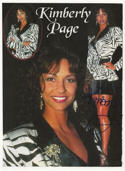 Kimberly Page WWE WCW Nitro Girl REAL hand SIGNED Mag Pinup Photo #3 ...