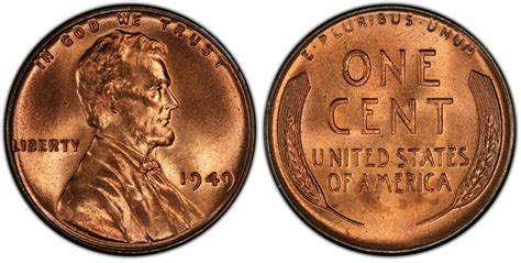 1949 1C, RD (Regular Strike) Lincoln Cent (Wheat Reverse) - PCGS CoinFacts