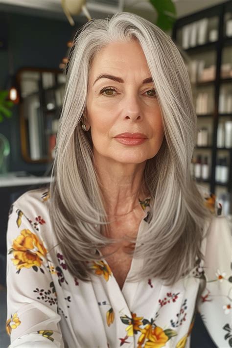 33 Gorgeous Gray Long Hairstyles That Are Redefining Glamour in 2024 ...
