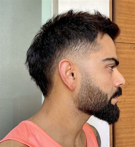 Virat Kohli in 2023 | Hair styles, Faded hair, Men fade haircut short
