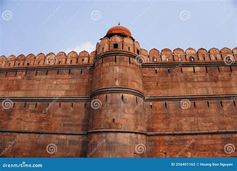 Architecture of Red Fort in New Delhi, India Stock Image - Image of grass, commerce: 256401165