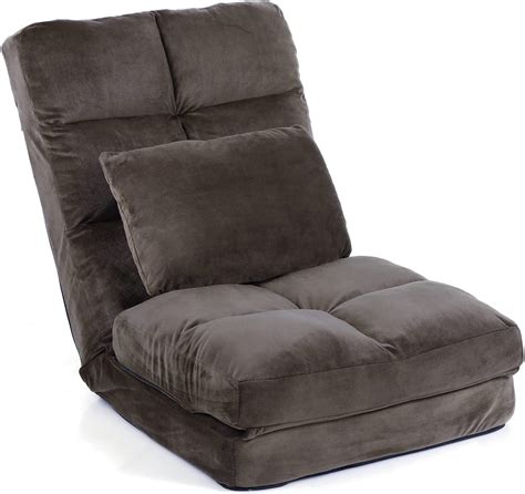 Indoor Chaise Lounge Sofa, Floor Chair with Back Support for Adults, 14 ...