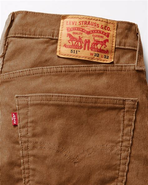 511™ Slim Corduroy Pants - Brown | Levi's® GR
