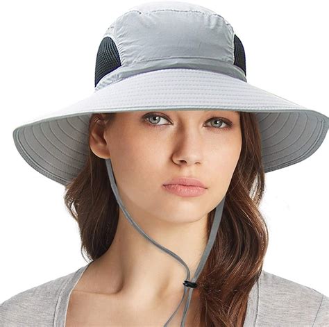 Ordenado Womens Sun Hat UV Protection, Foldable Mesh Waterproof Wide ...