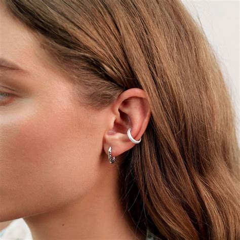 Textured U Hoop Earrings By Gold Trip