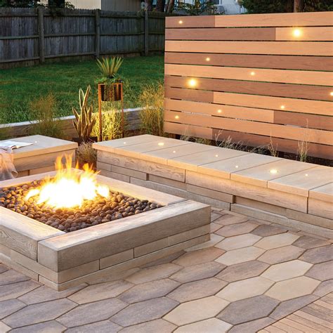 How to build a stone fire pit with pavers | Techo-Bloc