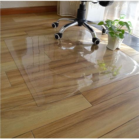 Amazon.com : Clear Plastic Floor Runner Chair Mat Transparent Carpet ...