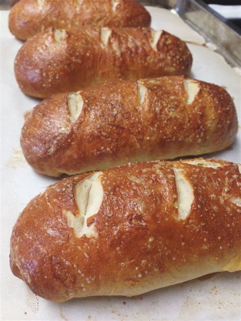Pretzel Hot Dog Buns