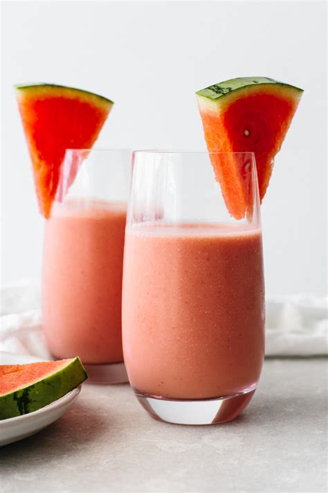 Watermelon Smoothie - Downshiftology