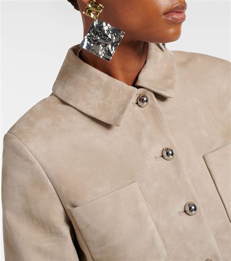 Astley suede jacket in beige - Altuzarra | Mytheresa