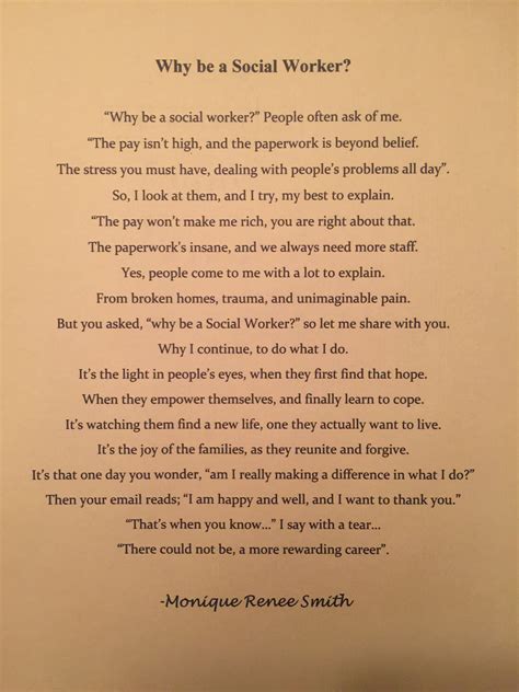 Social Work Profession Quotes at Lenore Schwartz blog
