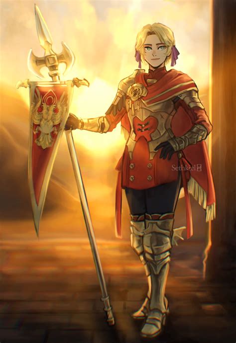 Adreastian Knight Ingrid (By @Sethkiel) : r/FireEmblemThreeHouses