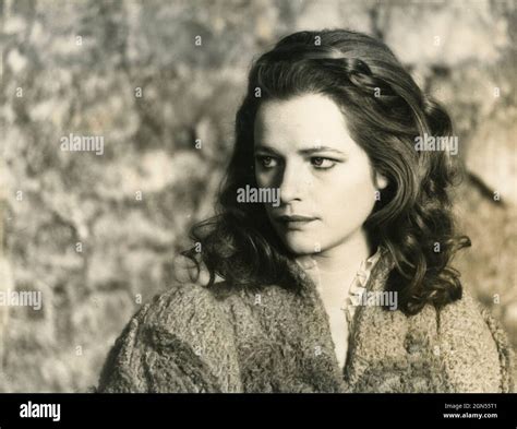 British actress, singer, and model Charlotte Rampling, 1970s Stock Photo - Alamy