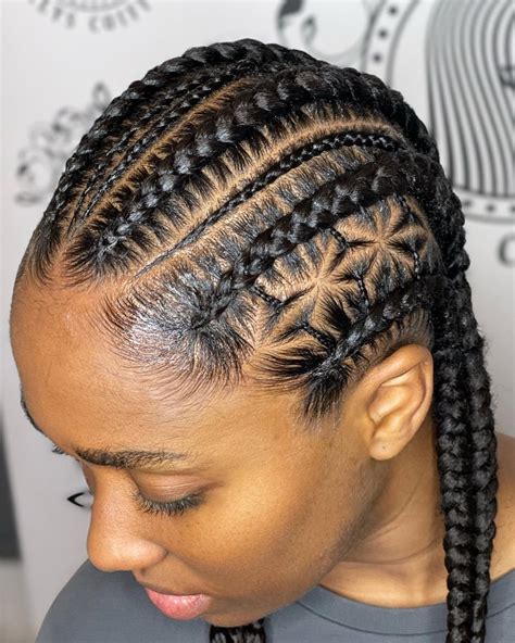 Straight Back Stitch Braids Bun at Erik Corbett blog