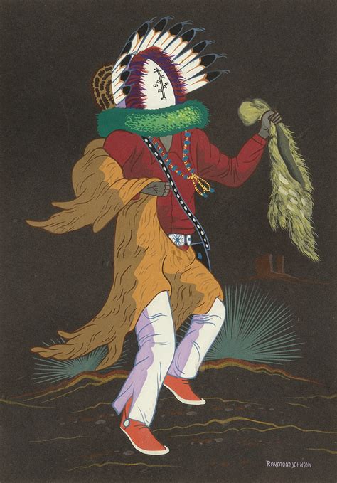 Lot - Raymond J. Johnson (Ku - pe -Ru), Yei Bi Cha Dancer, 20th CENTURY