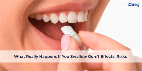 Is Swallowing Chewing Gum Harmful
