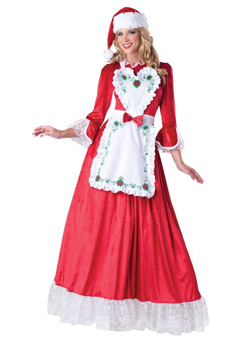 Women's Mrs. Claus Costume | Mrs claus outfit, Dress up outfits, Santa ...