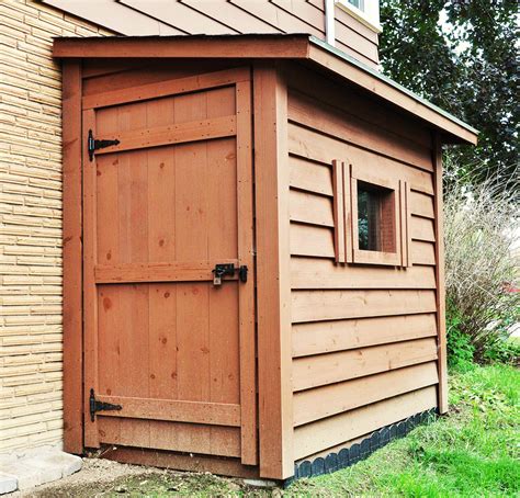 Small wood lean to shed ~ yard shed kits costco