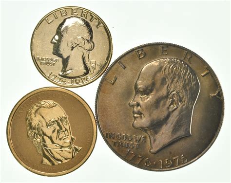 Solid 24K GOLD Plated 1976-D Washington Bicentennial Dollar 2007 Polk ...