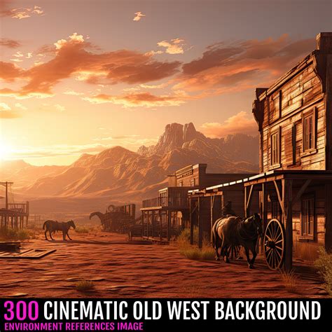 ArtStation - 300 CINEMATIC OLD WEST BACKGROUND / 4K