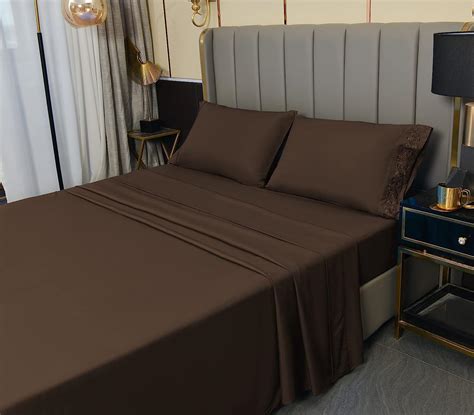 Amazon.com: LONAVA Twin Size Sheets Set - 4 Piece Set Wrinkle Free ...