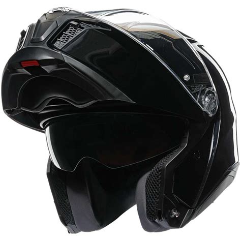 Modular Motorcycle Helmet Agv TOURMODULAR Black For Sale Online - Outletmoto.eu