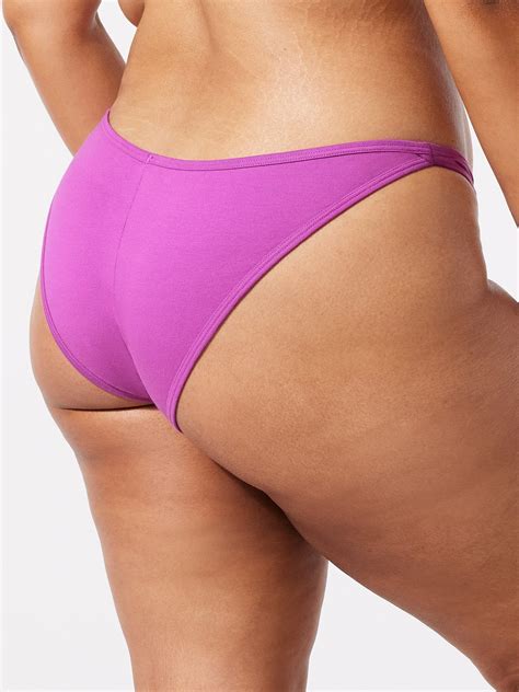 Cotton Essentials High-Leg Bikini Panty in Purple | SAVAGE X FENTY