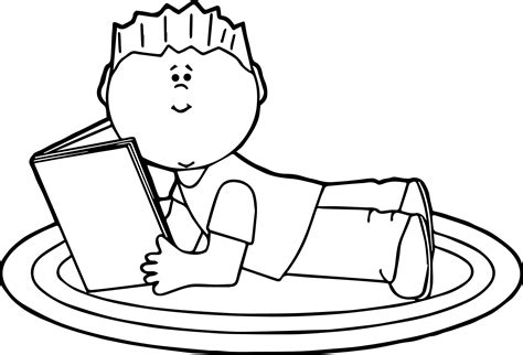 Reading Books Coloring Pages at GetColorings.com | Free printable ...