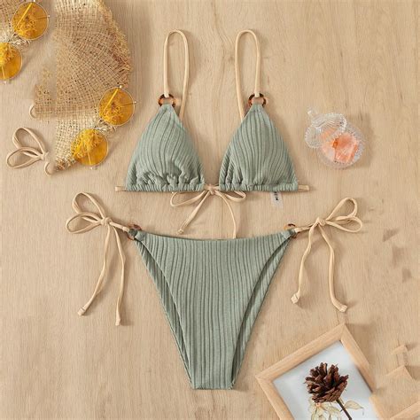 Buy Brazilian Micro Bikini 2022 Sexy Women Swimwear Bandage Push Up Bikini Bathing Suit ...