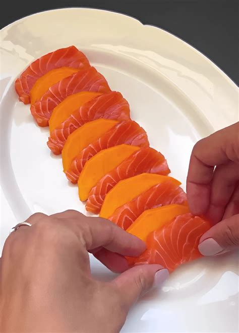 8-Minute Summer Mango Salmon Sashimi - Home Cooks World