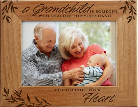 Amazon.com - New Grandkids Gift Wood Photo Frame Gift for First Time ...