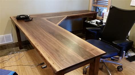 Wood Office Desk Diy at Billy Mcmanus blog