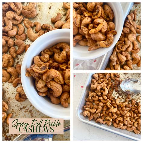 Spicy Dill Pickle Cashews | Ally's Sweet & Savory Eats