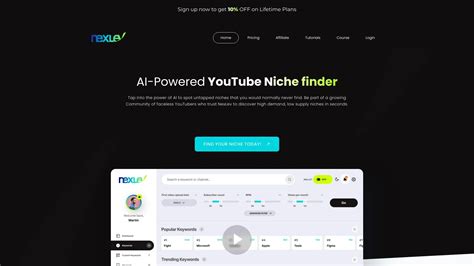 NexLev - AI-Powered YouTube Niche Finder | Creati.ai