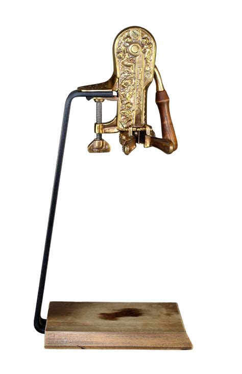 Bronze Tabletop Vintner Wine Opener Auction