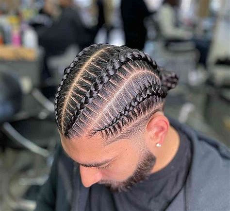Fishbone Braid Designs For Men