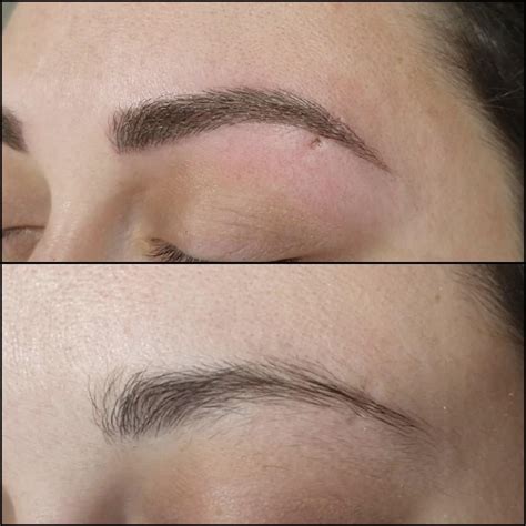Best decision ever (the scar is an old eyebrow piercing) : r/microblading