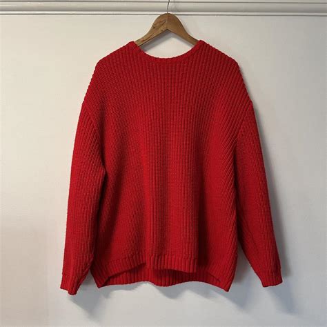 ASOS Men's Red Jumper | Depop