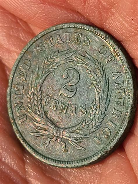 1864 Two-Cent Piece : r/metaldetecting