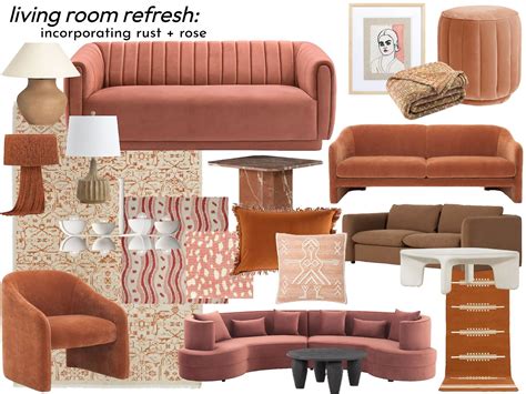 Free Design Ideas: Decorating With Rust and Rose Colored Home Accents ...